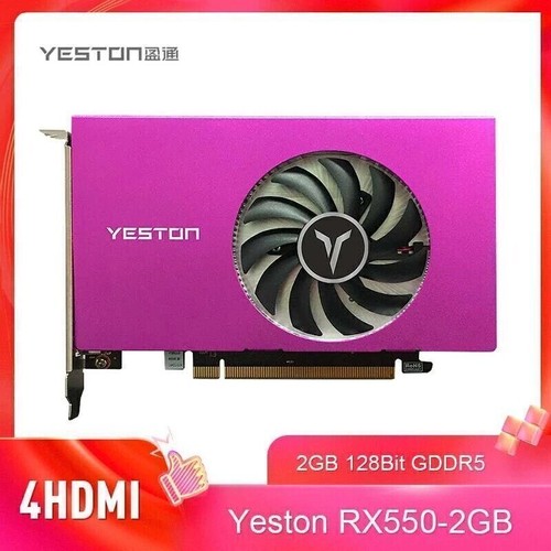 Yeston rx550 2gb 4hdmi - 4hdmi, 128bit